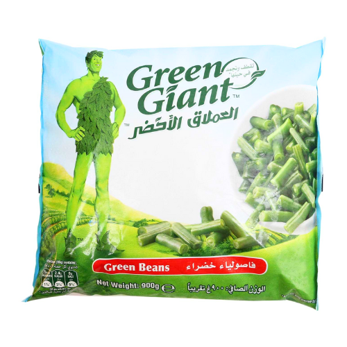 العملاق الأخضر فاصوليا خضراء مجمدة 900جم
